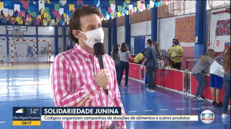 Espírito junino incentiva colégios da capital a ajudar quem está precisando