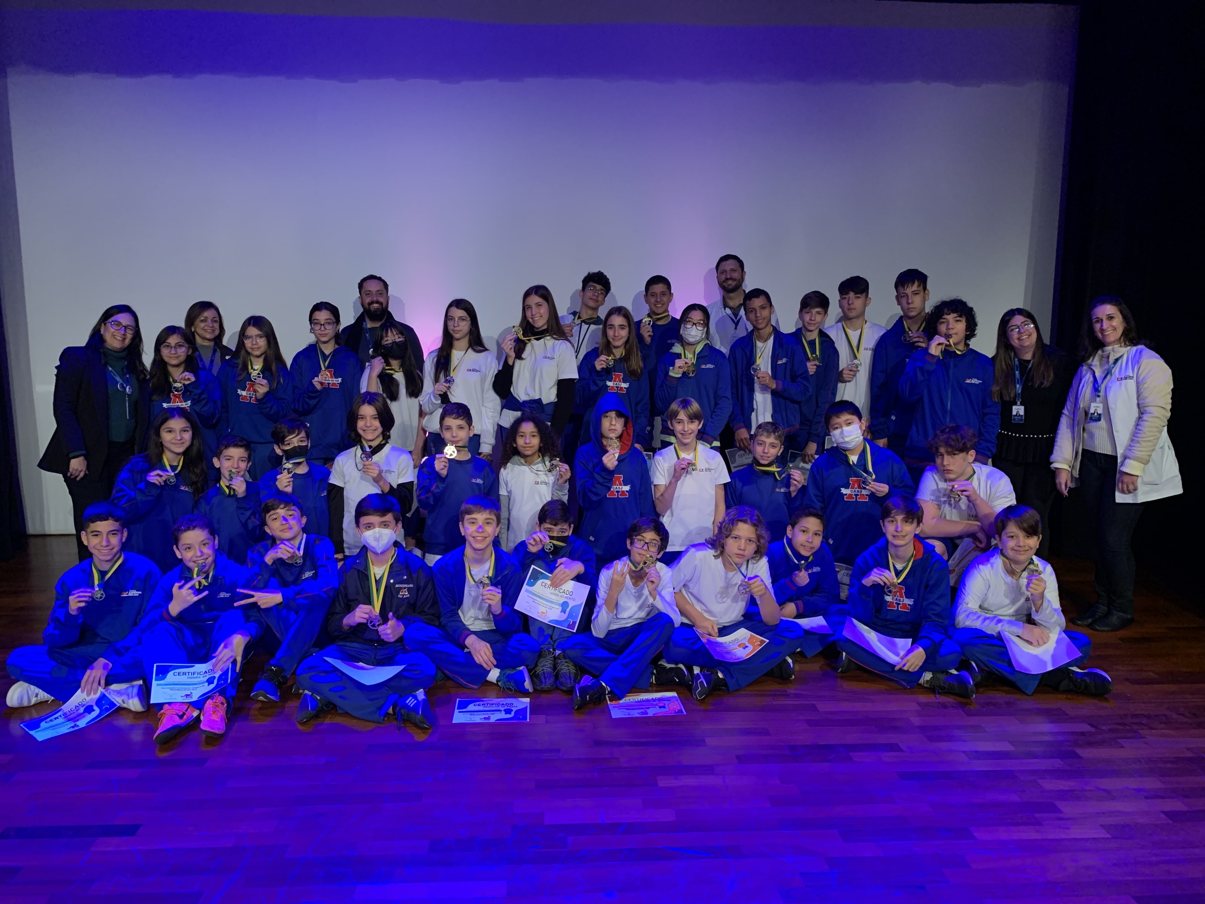 Entrega de Medalhas Olimpíadas Canguru